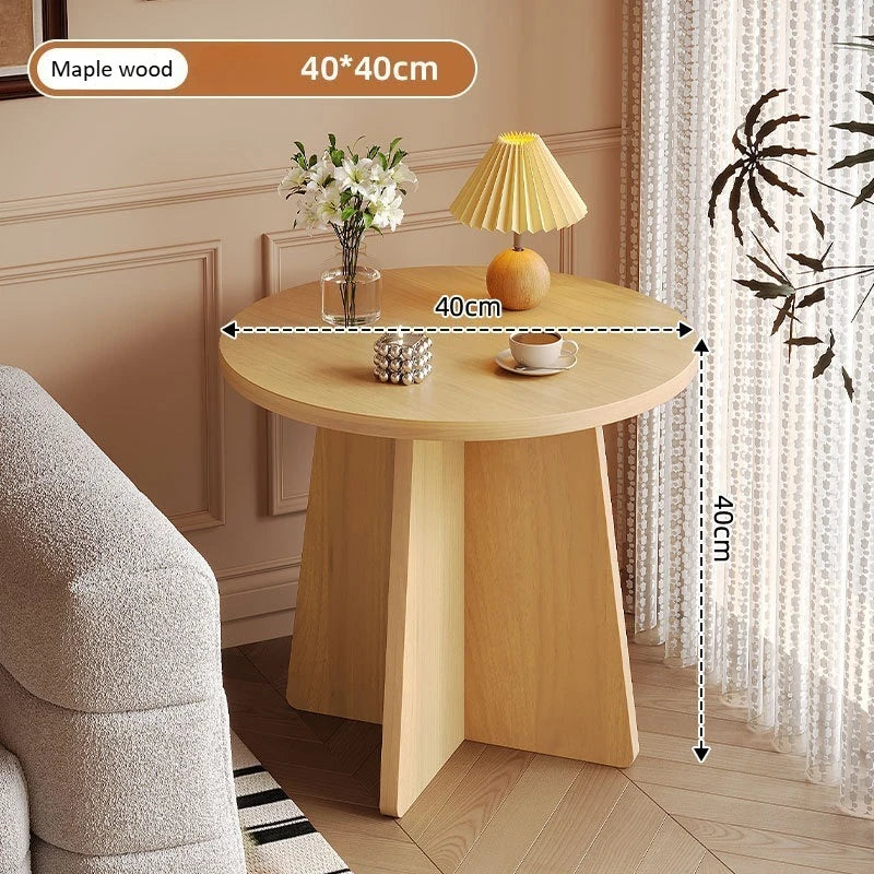 Tea table, living room, home balcony, small tea table, new high-end small apartment, sofa, side table, small storage table