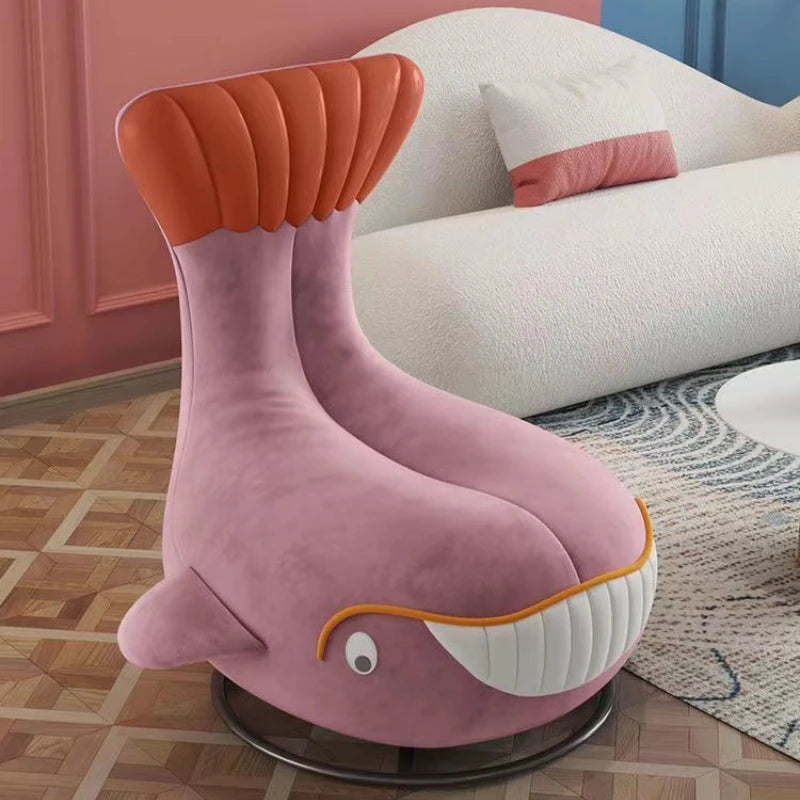 Shark Internet Celebrity Rotating Chair with High Aesthetic Value,animal Leisure,small Apartment,simple Single Person Whale Sofa