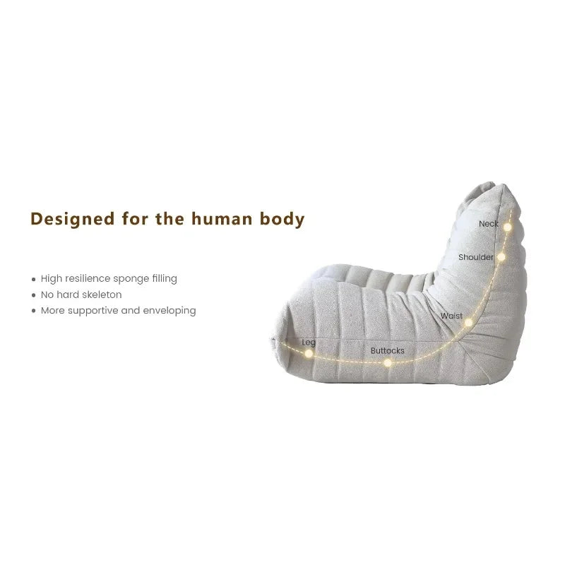 Drop Shipping Nordic White Living Room Sofa 3 Seater Couch Compressed Vacuum Foam Floor Lazy Chair Sofa Set
