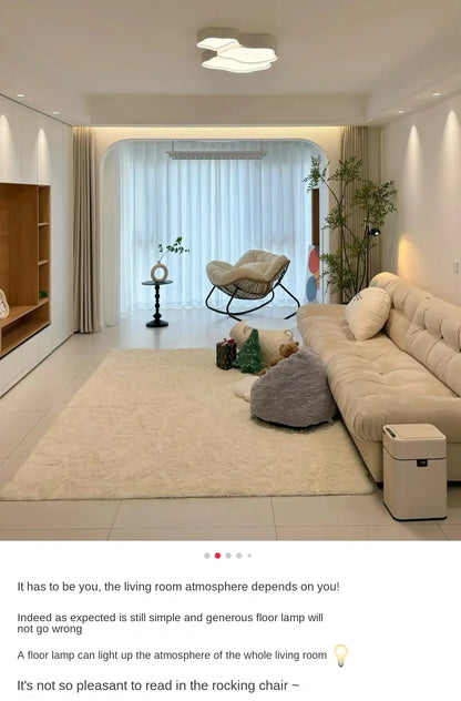 Outdoor Rocking Chair Adult Lazy Sofa Bird Nest Shaped Living Room Balcony Nap Small Apartment Rattan Woven Adul Rocking Chair