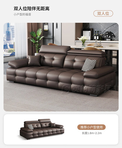 Modern Leather Living Room Sofas Couch Lazy Nordic Luxury Minimalist Living Room Sofas Lounge Designer Muebles Home Furniture