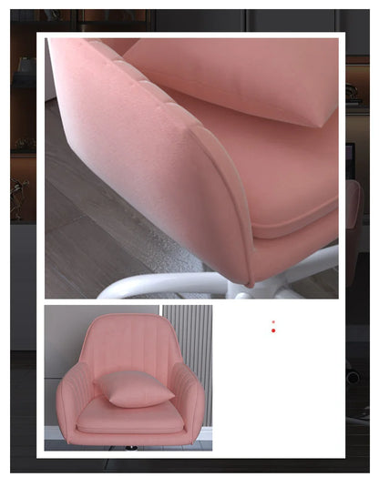 Modern Lift Swivel Office Chairs Study Room Chair Home Backrest Leisure Makeup Chair Bedroom Comfortable Computer Gaming Chair