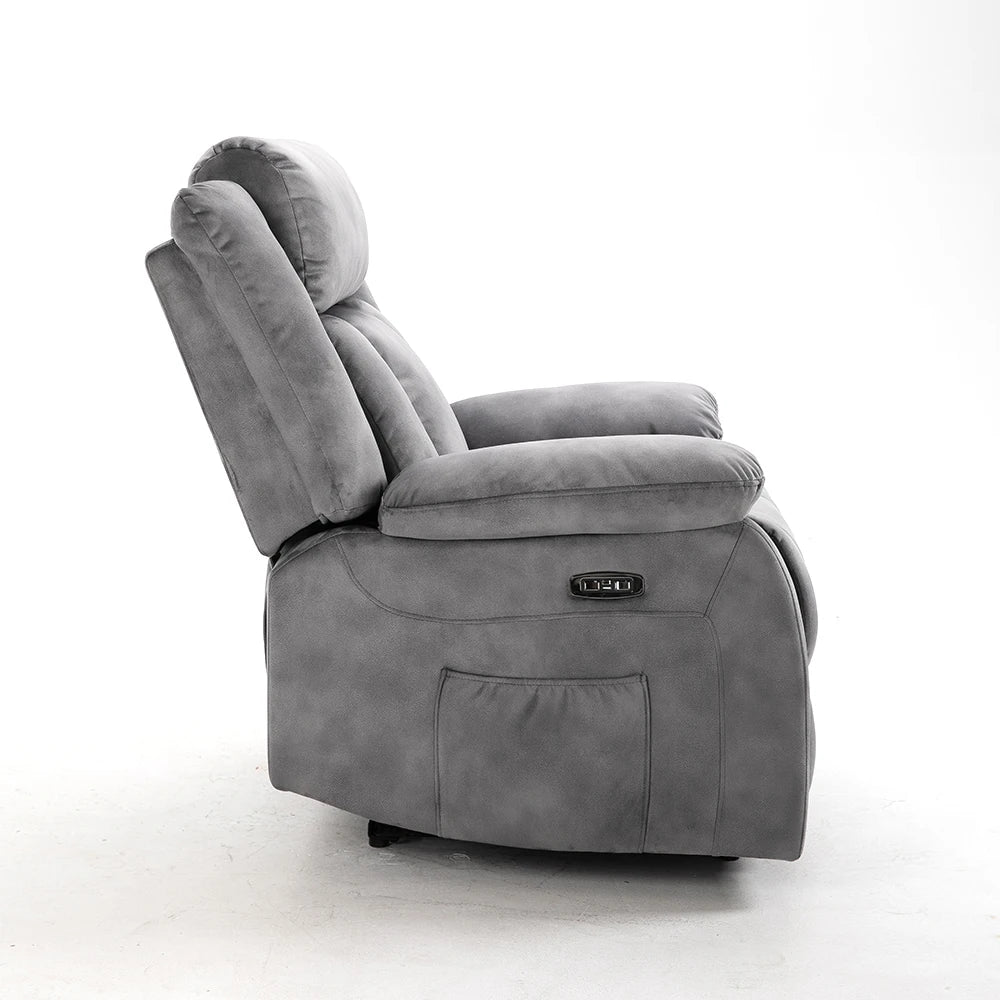 8 Point Massage With Adjustable Headrest Synthetic Leather Single Cinema Sofa Electric Recliner Sofa Chair
