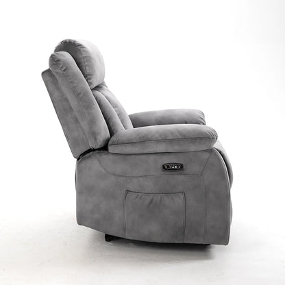 8 Point Massage With Adjustable Headrest Synthetic Leather Single Cinema Sofa Electric Recliner Sofa Chair