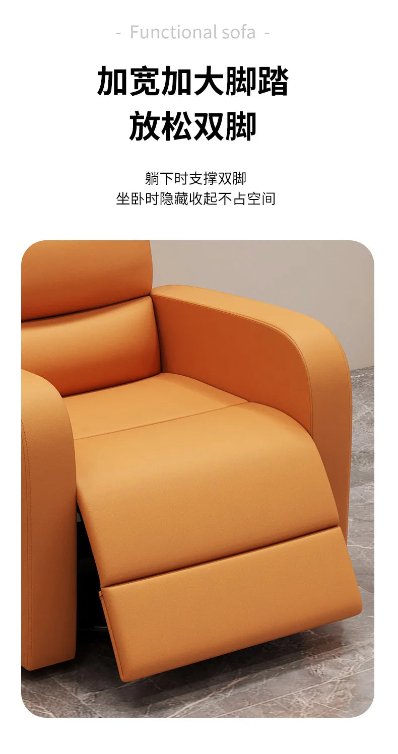 Lazy Multi-functional Sofa Beauty Salon Can Lie Flat Sofa Cabin Manicure Eyelash Shop Recliner Foot Bath Electric Sofa Chair