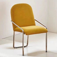 Dining Chair Retro Design Single Leisure Chair High Leg Rest  Armchair Morden  Furniture