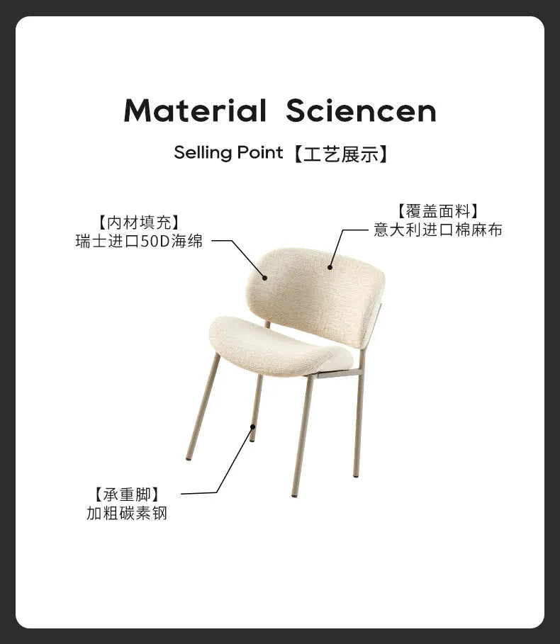Clear Lounge Dining Chairs Comfortable Bedroom Vanity Dining Chairs Replica Mobile Sillas Para Comedor Postmodern Furniture
