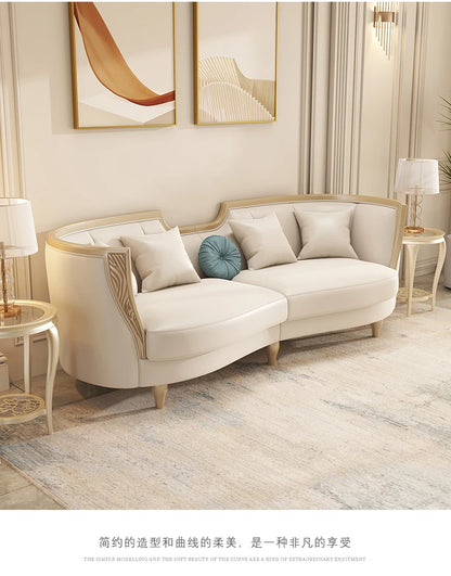 Designer American Luxury Sofa Sectional 2 Seater Modern Loveseat Sofa 3 Piece Divano Soggiorno Living Room Sectional Furniture
