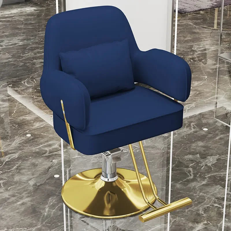 Light Luxury Barber Chairs Hair Salon Special Liftable Barber Chair European Simple Salon Furniture Hairdressing Salon Chairs Y