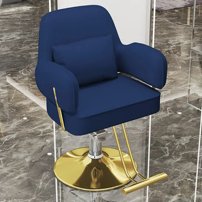 Light Luxury Barber Chairs Hair Salon Special Liftable Barber Chair European Simple Salon Furniture Hairdressing Salon Chairs Y