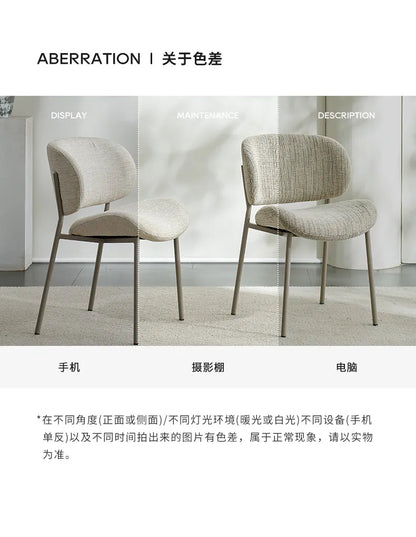Clear Lounge Dining Chairs Comfortable Bedroom Vanity Dining Chairs Replica Mobile Sillas Para Comedor Postmodern Furniture