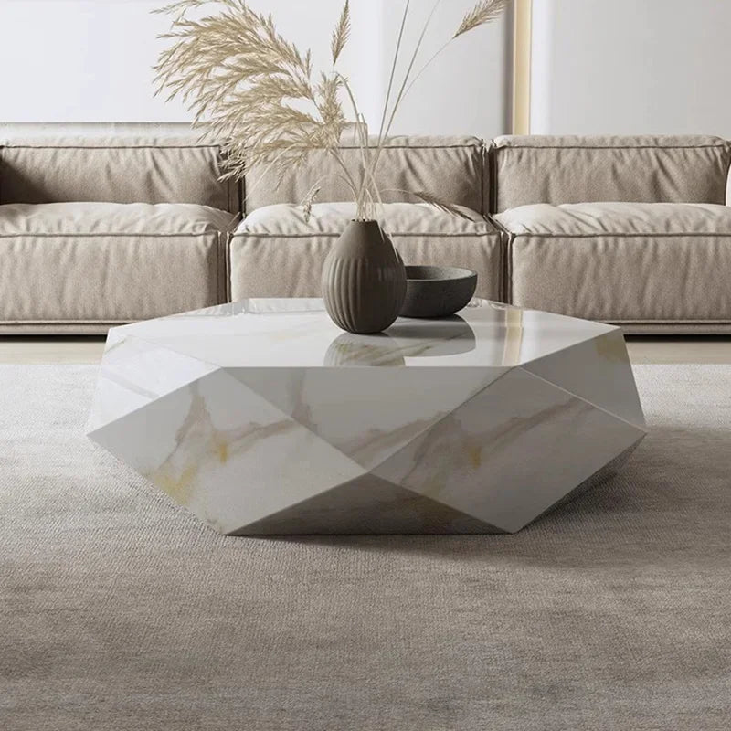 Modern Nordic Marble Table Bedroom Luxury Aesthetic White Coffee Table Simple Vintage Articulos Para El Hogar Room Furniture