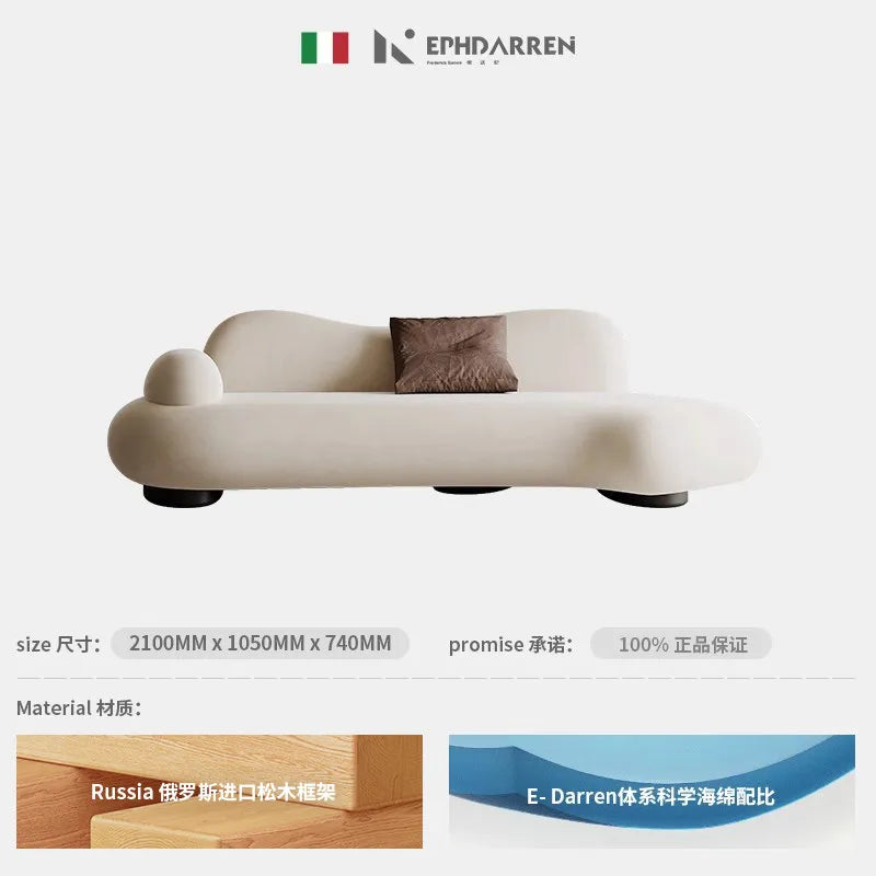Minimalist Fantasy Living Room Sofas Relax Lazy Sleeper love Living Room Sofas Originally Curved Divano Letto Furniture For Home