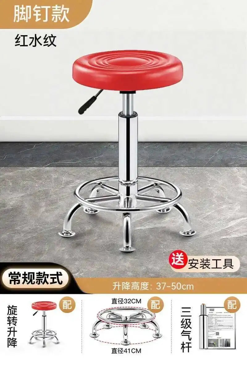 Vintage Bar Chairs Accent Modern Barber Adjustable Office Counter Bar Chairs Nordic High Taburete Silla Furniture YN50BC