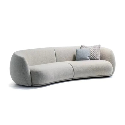 Modern design, size soft Booker curve sofa, living room combination sofa