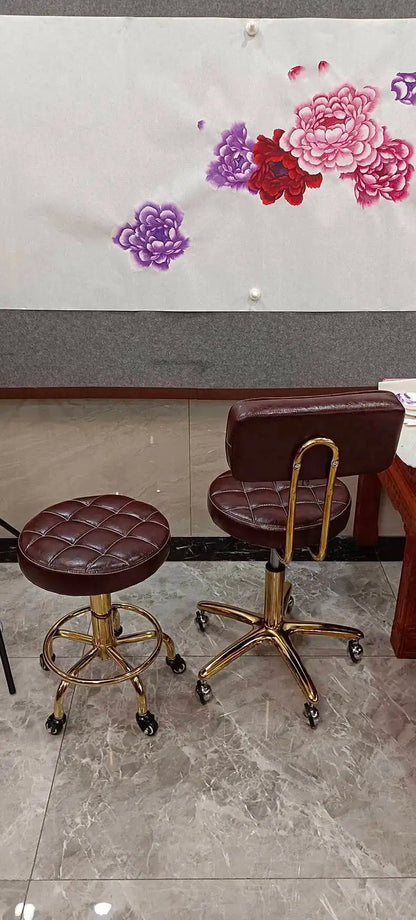 Salon Metal Modern Salon Rotating Office Creative Chairs Barber Luxury Chair Beauty Movable Backrest for Chair for Hair Salon