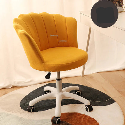 Nordic Leisure Backrest Computer Chair Luxury Bedroom Armchair Modern Office Chair Living Room Furniture Swivel Chair L K