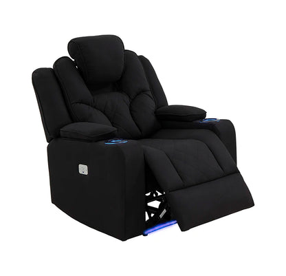 Minimalist Multi-Function LED Light Power Recliner Sofa Modern Home Furniture Electric Recliner Sofa Power Sofa Recliner