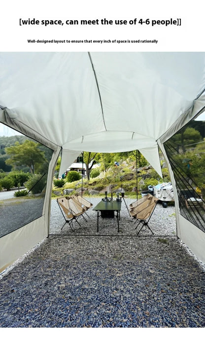 Lohascamping Car box docking tent  Portable Waterproof SUV Tail Tent 3-4 people Dome tent Sunshade Tunnel style tent,Large tent,
