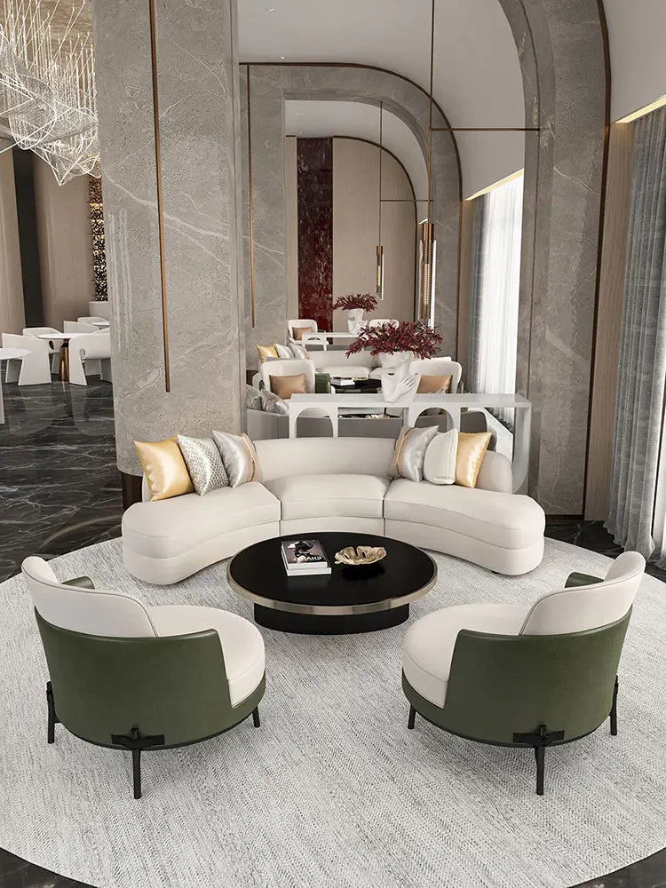 sales office sofa, modern hotel lobby,