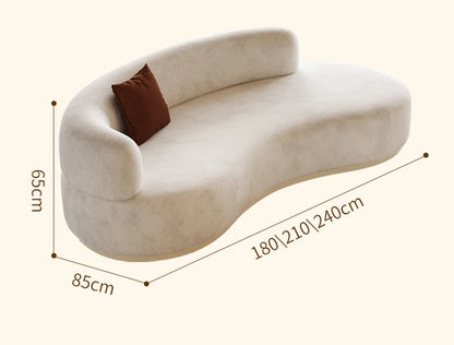 Cream Wind Aesthetics Sofas Lounge Luxury Gaming Lazy Nordic Modern Sofas Romantic Comfortable Adult Divano Balcony Furniture