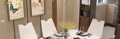 Set Of 2 Luxury Dining Chairs Modern Comfortable Living Room Designer Dining Chairs Aesthetic Beauty Chaise Home Furniture