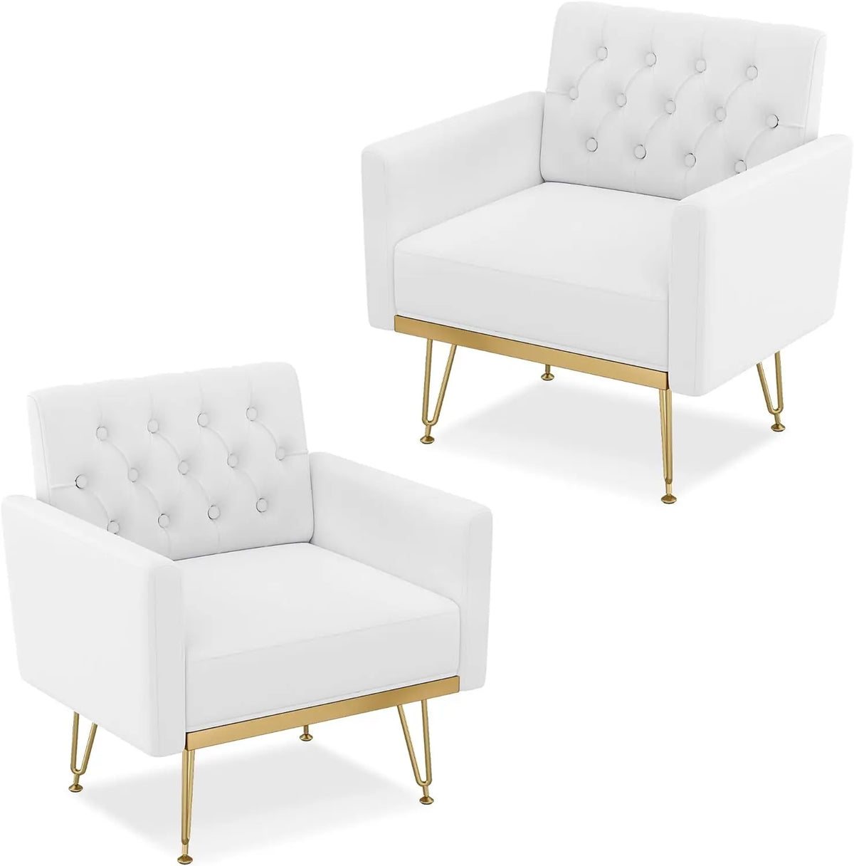 Accent Chair for Living Room, Comfy Oversized Velvet Upholstered Arm Chairs, Mid Century Modern Reading Single Sofa Side Chair