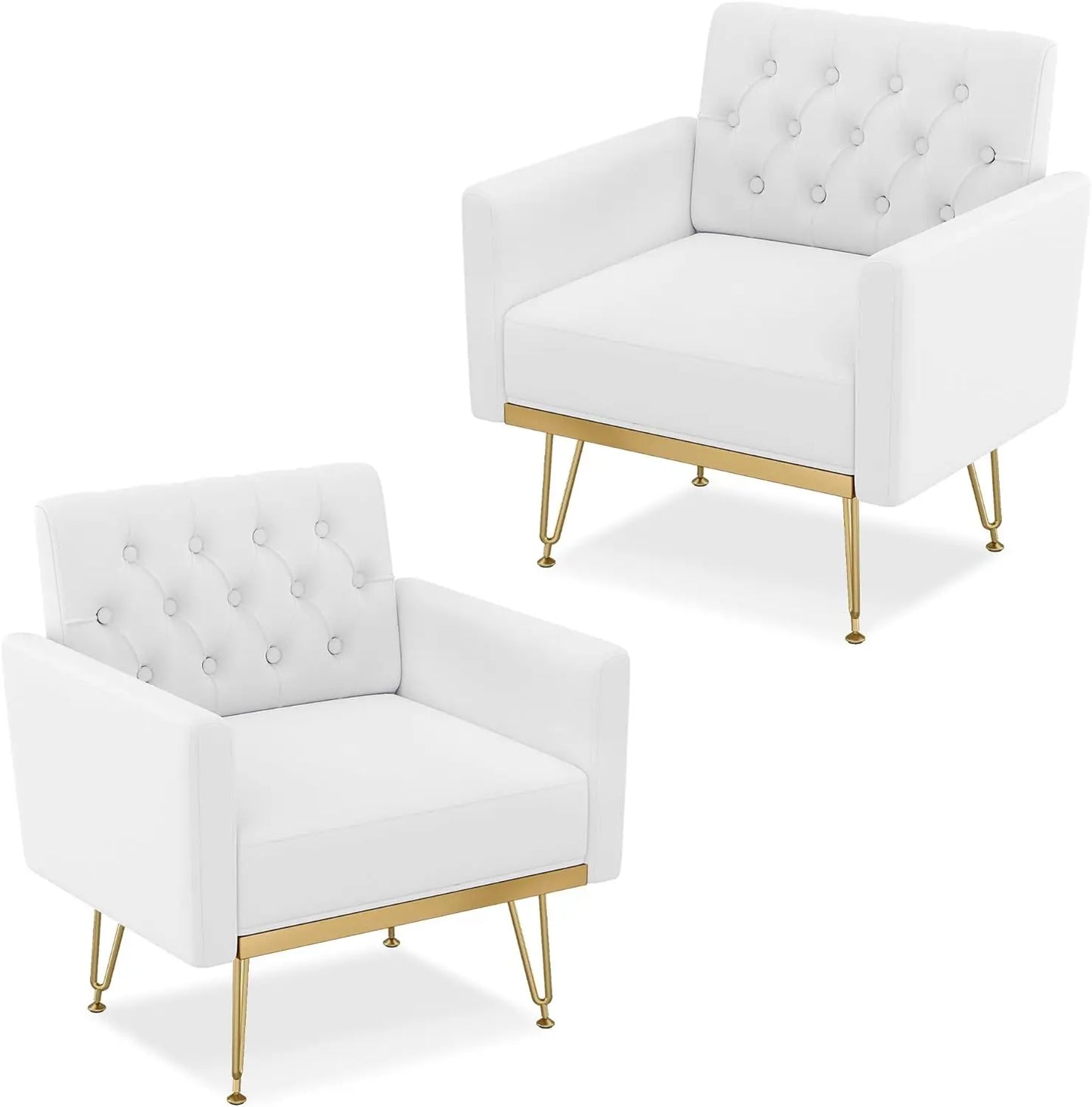 Accent Chair for Living Room, Comfy Oversized Velvet Upholstered Arm Chairs, Mid Century Modern Reading Single Sofa Side Chair