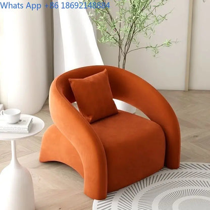 Lazy Single Chair Minimalist Lounge Sofa for Living Room Balcony Small Space