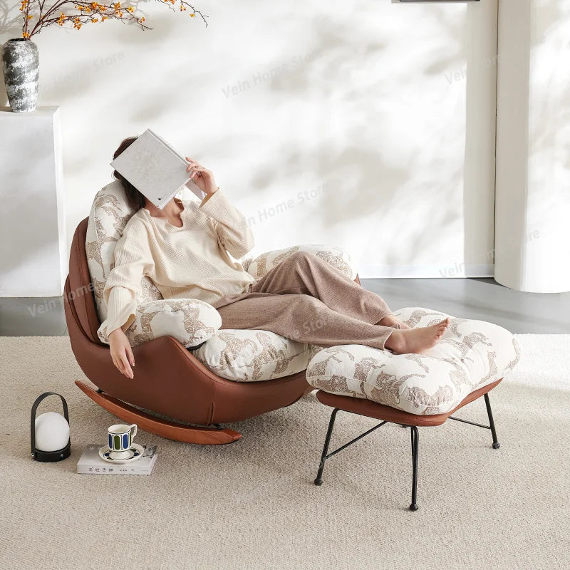 Rocking Lounge Living Room Chairs Gaming Mobile Reading Designer Chairs Luxury Bedroom Comfortable Fauteuil Salon Home Furniture