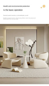 Creative Single Sofa Designer Single Chair Negotiation Table And Chairs Leisure Sofa Rest Area Hotel Sofa Chairs