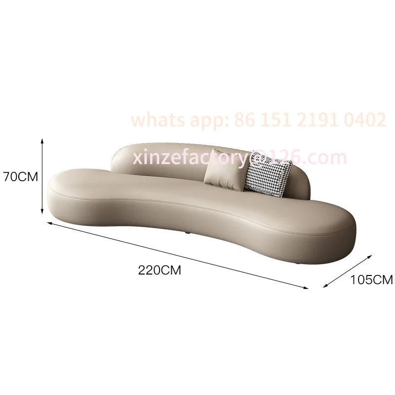 Customizable Reception Negotiation Sofa Set for Living Hotel Lobby Club Exhibition Hall Guest Sales Office