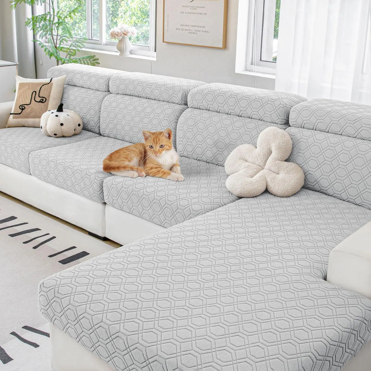 Hapihappy Individual Couch Cushion Covers Universal Magic Sofa Covers Washable Stretch Cushion Covers Interior Sofa Seat Covers