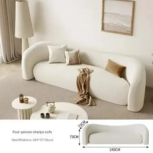 nordic living room Sofas minimalist lazy luxury europe Sofas family white salas y sofas muebles elegantes modernos Furniture