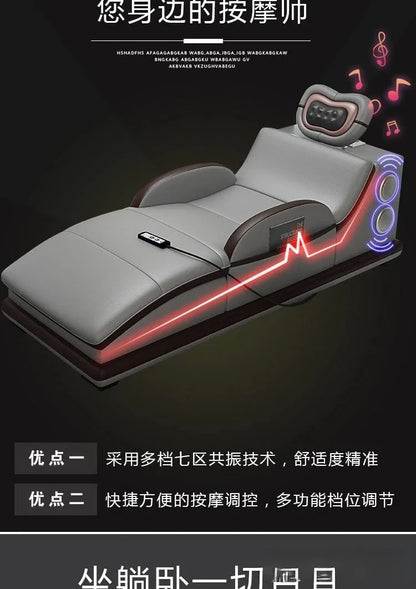 for| Italian Genuine Leather Sectional Sofa with Bluetooth, Speaker, Functional Headrest, Massage Chaise | Big Corner Couch
