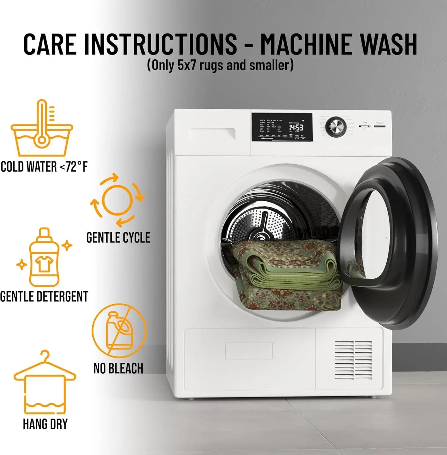 VIKAMA Cashmere Wash Back Carpet Machine Washable Ins Style Checkerboard Living Room Carpet Cloakroom Carpet Home Decoration