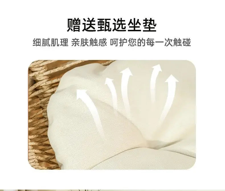 Balcony leisure rocking chair waterproof sunscreen courtyard recliner rattan