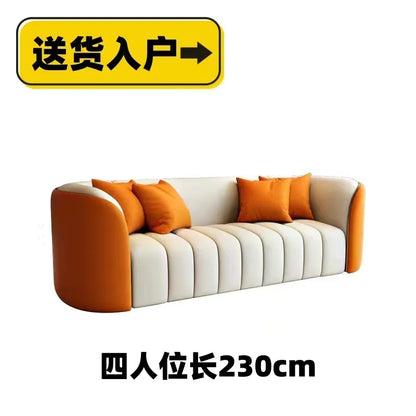 Modern Simple Sofa Designer Lounge Reception Lazy Luxury European Sofa Office Negotiation Aesthetics Divano Trendy Furniture