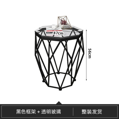 S Nordic Aesthetic Coffee Table Clear Simple Unique Designer Decoration Side Table Standing Lounge Couchtisch Salon Furniture