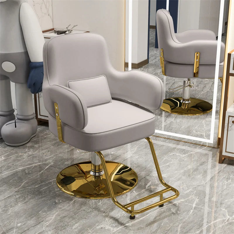 Hairdressing chair Internet celebrity barber shop chair Hair salon special lift fashion seat Hair cutting chair