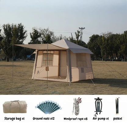 Outdoor Inflatable Tent Quick-opening Portable Tents Waterproof Air Column Integrated Free Installation Thick Camping Supplies