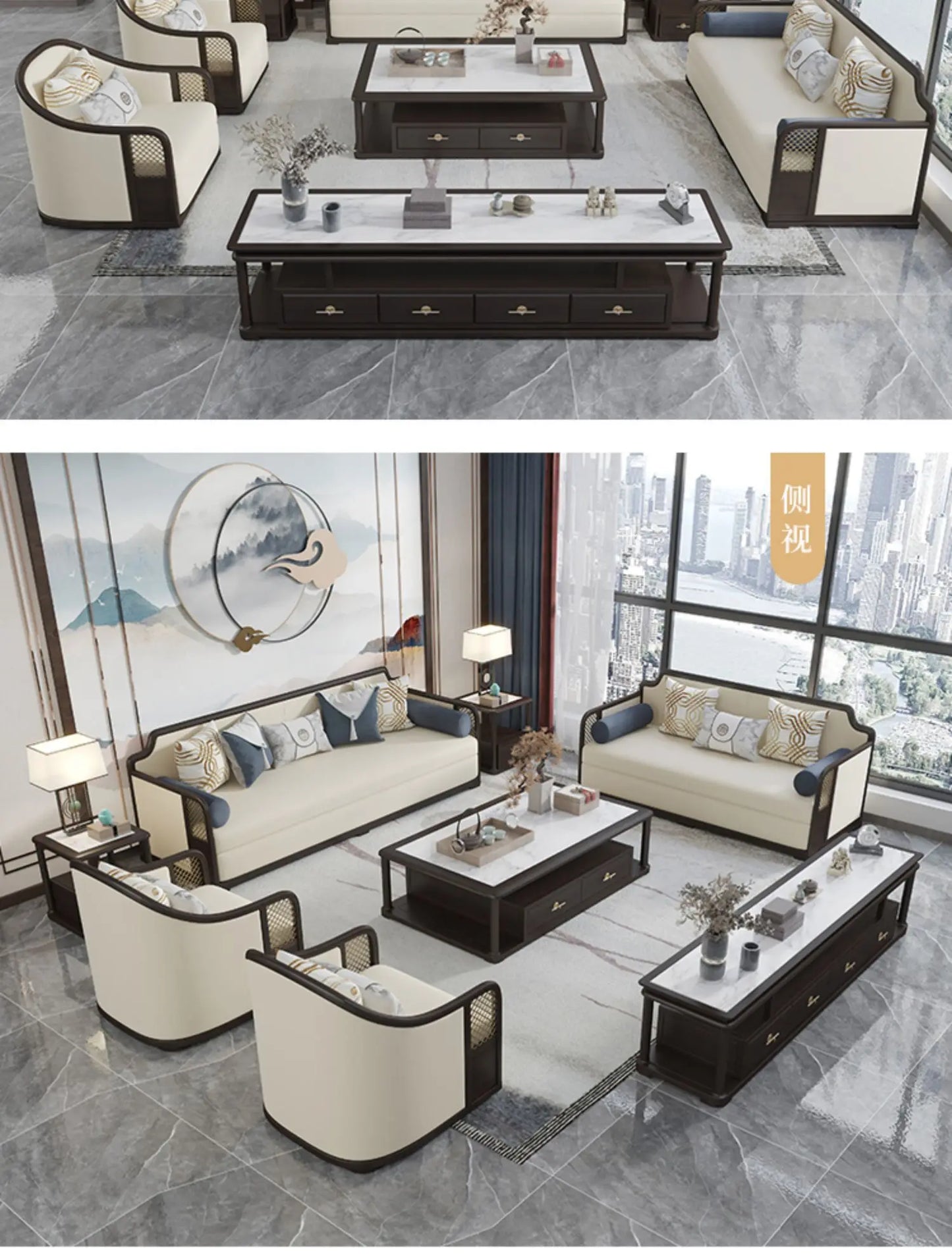Designer Minimalist Living Room Sofa Set Fabric Modular Relaxing Cozy Simple Sofa Set Modern Nordic Divani Home Furniture