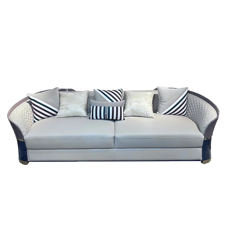 Salon canapés sectionnels salon Tv fond bureau luxe canapé Style nordique cuir Divani Da Soggiorno maison accessoires