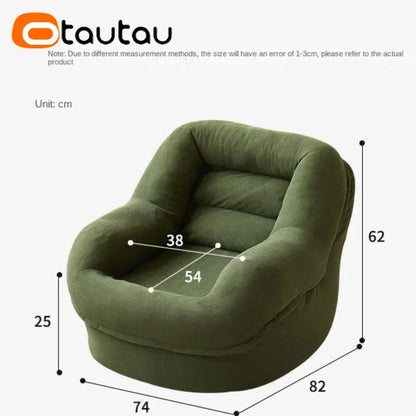 OTAUTAU Corduroy Bean Bag Cover SF325【No Filler Inside! You Need To Buy Filler By Yourself !】