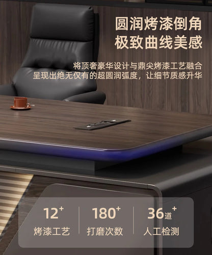 Luxury L Shaped OfficeDesks Home Office Writing Desk Modern Computer Desks With Drawers Mid Century Executive Desk Accessories