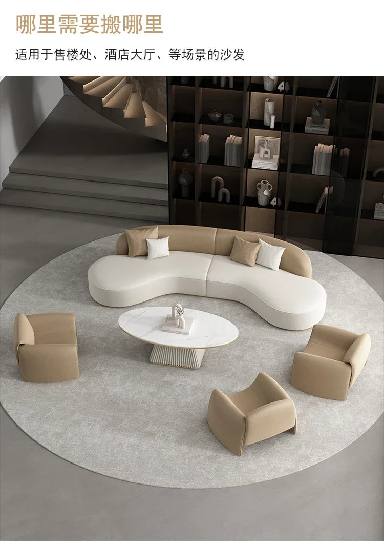 High Quality Living Room Sofas Adult Creative Unusual Comfortable Reception Sofas Decor Business Hotel Wedding Muebles Furniture