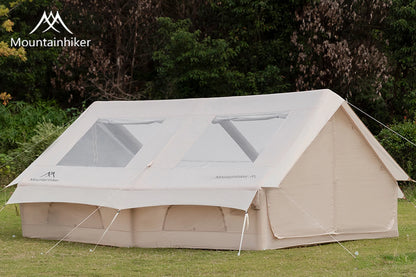 Mountainhiker 6-8 Person Portable Camping Tent Waterproof Family Beach Tent Quick Opening, Anti-UV Hand Air Pump Inflatable Ten