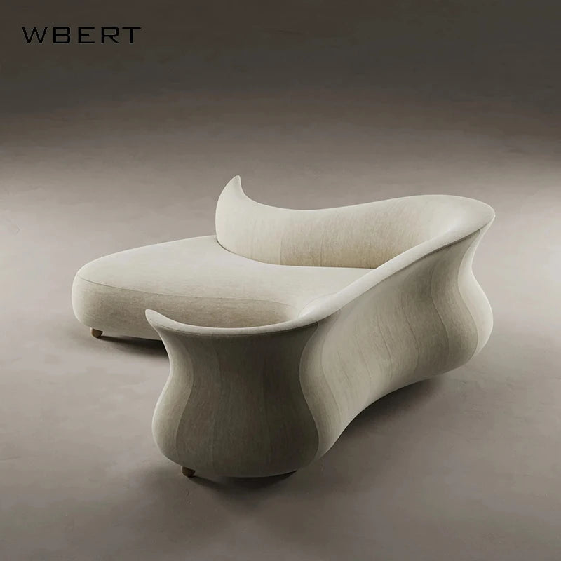Wbert Nordic Design Master New Product Set Of Personality Art Sofa For Hotel Villa Lobby Curved Reception And Leisure Use