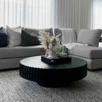 Coffee Table Creative Shape Shaped Modern Simple Black Oak Grain Living Room Furniture Personality Square Tea Table