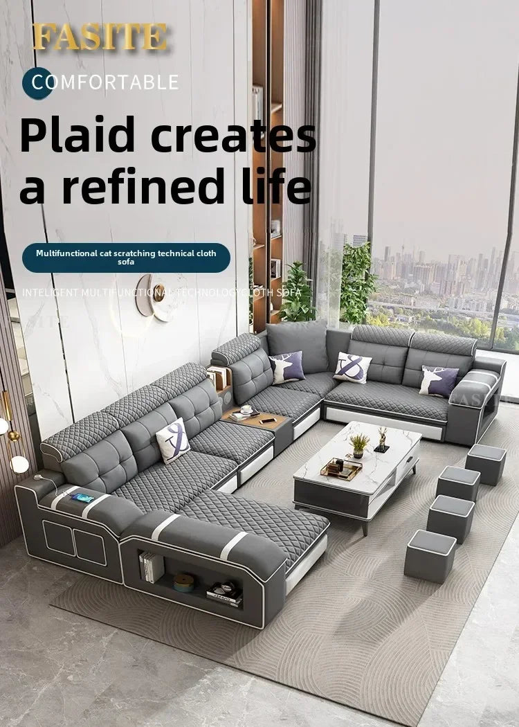 Durable Premium Quality Couch Pouf Living Room Sofas Futon Floor Designer Relaxing Filling Nordic Living Room